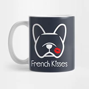 French Bulldog kisses - French kisses from your Frenchie by Smooshface United Mug